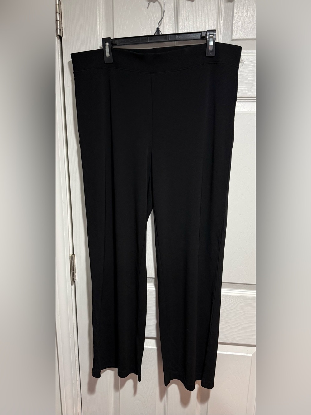 Lands' End Black Straight-Leg Women's Pants